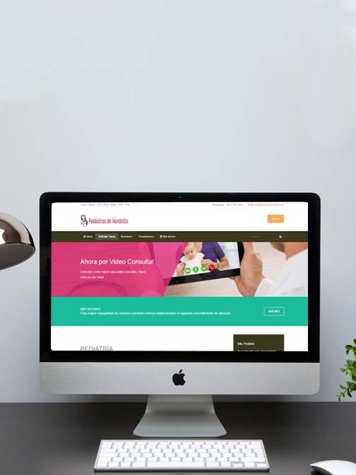Web site para Pediatras de Nordelta